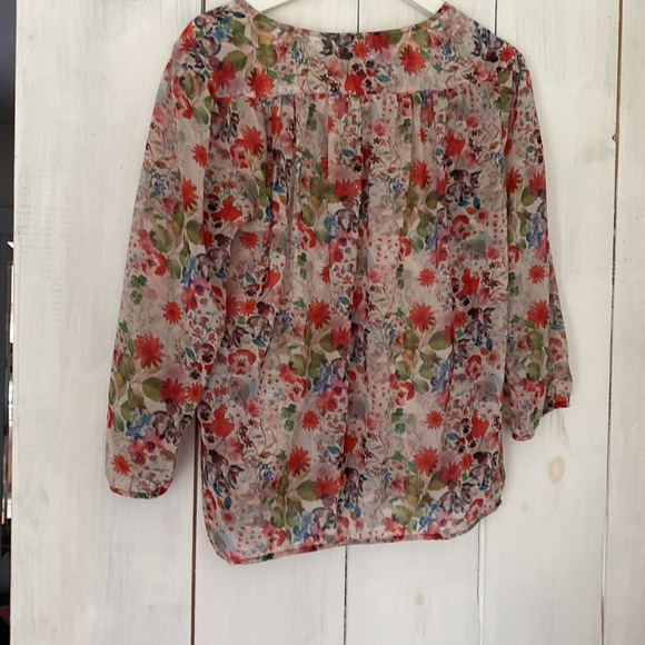 Zara floral print blouse - Picture 2 of 3